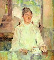 Toulouse-Lautrec, Henri de - Portrait of Comtesse Adele-Zoe de Toulouse-Lautrec ,The Artist's Mothe